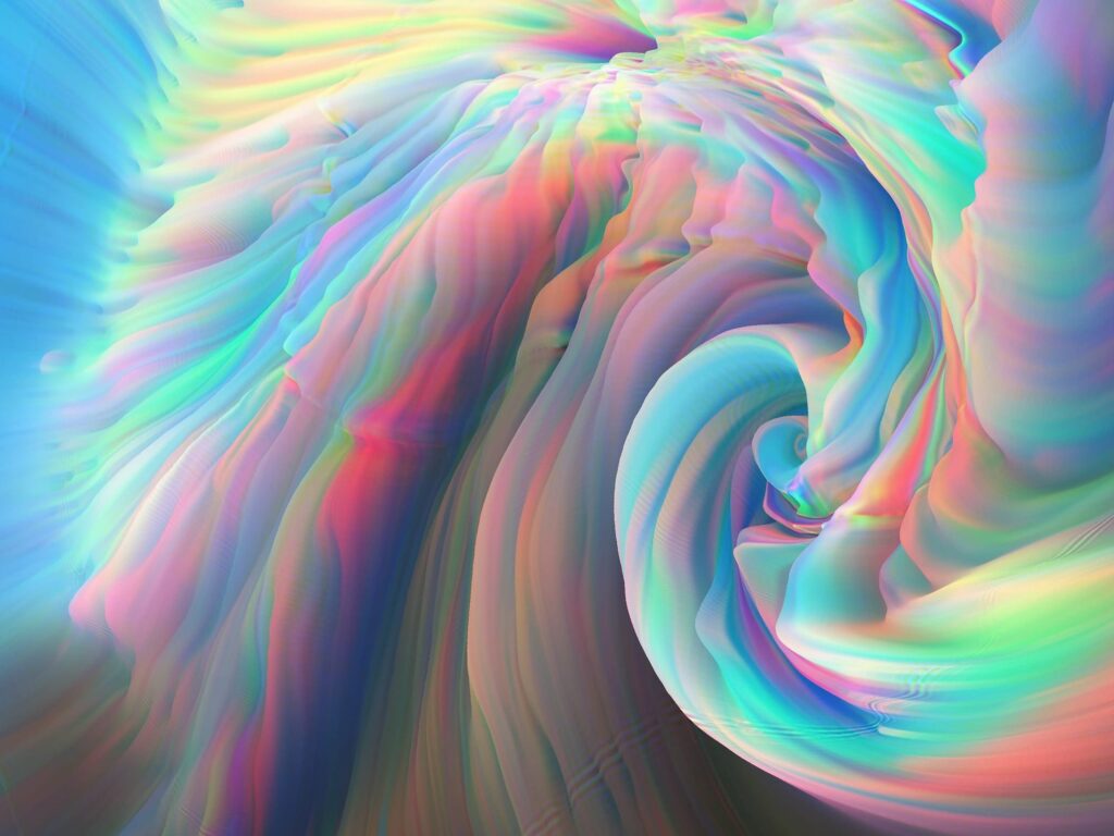 colourful vr fractal visual at SXSW ENNOstudio